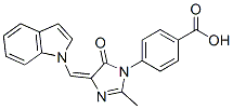 CAS#: 100039-63-2, 4-[(4E)-4-(Indol-1-Ylmethylidene)-2-Methyl-5-Oxo-Imidazol-1-Yl]Benzoic Acid