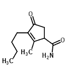 CAS 登录号：100054-95-3， 3-丁基-2-甲基-4-氧代-2-环戊烯-1-甲酰胺