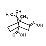 CAS 登录号：100055-50-3， (3E)-3-(羟基亚胺)-4,7,7-三甲基双环[2.2.1]庚烷-1-羧酸