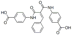 CAS 登录号：100093-39-8， 4-[[2-[(4-羧基苯基)氨基甲酰]-3-苯基丙-2-烯酰基]氨基]苯甲酸
