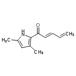 CAS#: 100127-84-2, (2E)-1-(3,5-Dimethyl-1H-Pyrrol-2-Yl)-2,4-Pentadien-1-One