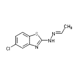 CAS 登录号：100220-32-4， 5-氯-2-[(2E)-2-亚乙基肼基]-1,3-苯并噻唑