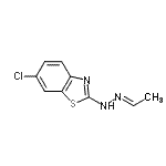 CAS#: 100220-33-5, 6-Chloro-2-[(2E)-2-Ethylidenehydrazino]-1,3-Benzothiazole