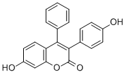 CAS 登录号：100242-24-8， 7-羟基-4-苯基-3-(4-羟基苯基)香豆素