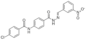 CAS#: 100278-42-0, 4-(4-Chlorobenzamido)Benzoic Acid 2-(3-Nitrobenzylidene)Hydrazide