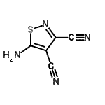 CAS#: 100326-56-5, 5-Amino-1,2-Thiazole-3,4-Dicarbonitrile