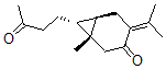 CAS 登录号：100347-96-4， (1S,6R,7R)-1-甲基-7-(3-氧代丁基)-4-丙-2-亚基双环[4.1.0]庚烷-3-酮