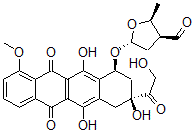 CAS#: 100349-06-2, (2S,3S,5S)-2-Methyl-5-[[(1S,3S)-3,5,12-Trihydroxy-3-(2-Hydroxyacetyl)-10-Methoxy-6,11-Dioxo-2,4-Dihydro-1H-Tetracen-1-Yl]Oxy]Oxolane-3-Carbaldehyde