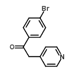 CAS#: 100397-96-4, 1-(4-Bromophenyl)-2-(4-Pyridinyl)Ethanone