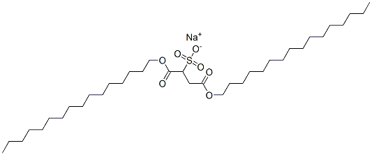 CAS 登录号：10044-00-5， 1,4-双十六烷基磺酸基琥珀酸酯钠盐