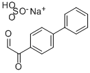 CAS#: 100482-22-2, 4-Biphenylglyoxal Monosodium Bisulphite