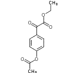 CAS 登录号：100519-34-4， 乙基(4-乙酰氧基苯基)(氧代)乙酸酯