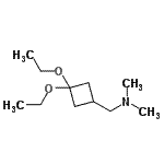 CAS#: 100535-42-0, 1-(3,3-Diethoxycyclobutyl)-N,N-Dimethylmethanamine