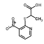 CAS#: 100638-02-6, 2-[(3-Nitro-2-Pyridinyl)Sulfanyl]Propanoic Acid
