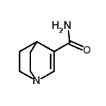 CAS#: 100715-61-5, 1-Azabicyclo[2.2.2]Oct-2-Ene-3-Carboxamide