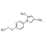 CAS#: 100717-62-2, 1-(4-Ethoxyphenyl)-2,4-Dimethyl-1H-Pyrrole
