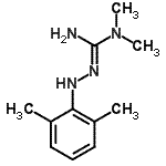 CAS#: 100751-82-4, N''-(2,6-Dimethylphenyl)-N,N-dimethylcarbonohydrazonic diamide