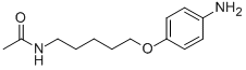 CAS#: 100800-28-0, N-(5-(4-Aminophenoxy)Pentyl)-Acetamide