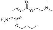 CAS 登录号：100811-75-4， 4-氨基-3-丁氧基-苯甲酸2-二甲基氨基乙基酯
