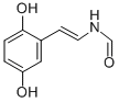 CAS 登录号：100827-28-9， (E)-N-(2-(2,5-二羟基苯基)乙烯基)甲酰胺