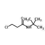 CAS#: 100859-81-2, 3-Chloro-N-(2-Methyl-2-Propanyl)Propanamide
