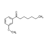 CAS 登录号：100863-37-4， 1-(3-甲氧基苯基)-1-庚酮