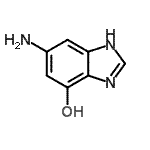 CAS 登录号：100868-28-8， 6-氨基-1H-苯并咪唑-4-醇