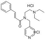 CAS 登录号：100908-65-4， N-(2-(二乙基氨基)乙基)-N-(4-吡啶甲基)肉桂酰胺二盐酸盐