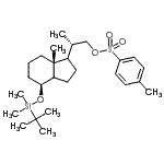 CAS#: 100928-04-9, (2S)-2-[(4S,7aR)-4-{[Dimethyl(2-Methyl-2-Propanyl)Silyl]Oxy}-7A-Methyloctahydro-1H-Inden-1-Yl]Propyl 4-Methylbenzenesulfonate