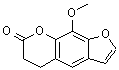 CAS#: 100953-16-0, 9-Methoxy-5,6-Dihydro-7H-Furo[3,2-g]Chromen-7-One