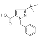 CAS 登录号：100957-85-5， 3-叔丁基-1-(苯基甲基)-1H-吡唑-5-羧酸