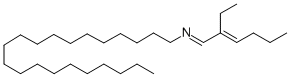 CAS 登录号：101023-74-9， N-(2-乙基-2-己烯亚基)-1-二十一烷胺