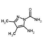 CAS#: 101080-50-6, 5-Amino-3,4-Dimethyl-1H-Pyrazole-1-Carboxamide