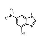 CAS 登录号：101083-91-4， 6-硝基-1H-苯并咪唑-4-硫醇