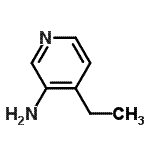 CAS#: 101084-17-7, 4-Ethyl-3-Pyridinamine
