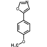CAS#: 1011-51-4, 5-(4-Methoxyphenyl)-1,3-Oxazole