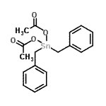 CAS 登录号：10113-34-5， 二乙酰氧基(二苄基)锡烷