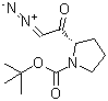 CAS 登录号：101130-03-4， (2S)-2-(重氮乙酰基)-1-吡咯烷羧酸叔丁酯