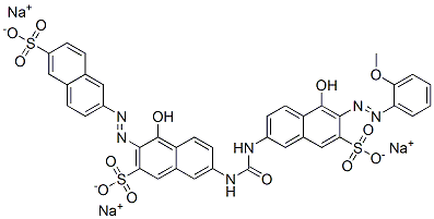 CAS#: 10114-24-6, Trisodium 7-[[[[6-[(O-Anisyl)Azo]-5-Hydroxy-7-Sulphonato-2-Naphthyl]Amino]Carbonyl]Amino]-4-Hydroxy-3-[(6-Sulphonato-2-Naphthyl)Azo]Naphthalene-2-Sulphonate