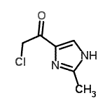 CAS 登录号：101189-97-3， 2-氯-1-(2-甲基-1H-咪唑-4-基)乙酮