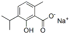 CAS 登录号：1012-86-8， 2-羟基-6-甲基-3-丙-2-基苯甲酸钠