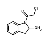 CAS 登录号：1013-18-9， 2-氯-1-(2-甲基-2,3-二氢-1H-吲哚-1-基)乙酮