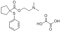 CAS 登录号：101329-93-5， 1-(苯硫基)环戊烷羧酸2-(二甲基氨基)乙酯草酸酯