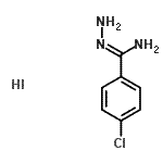CAS 登录号：101339-66-6， 4-氯-亚胺代苯甲酰肼单氢碘酸盐