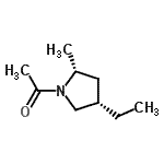 CAS#: 101347-71-1, 1-[(2R,4S)-4-Ethyl-2-Methyl-1-Pyrrolidinyl]Ethanone