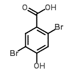 CAS#: 101421-19-6, 2,5-Dibromo-4-Hydroxybenzoic Acid