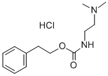 CAS 登录号:101491-71-8, (2-(二甲基氨基)乙基)-氨基甲酸苯乙酯单盐酸盐