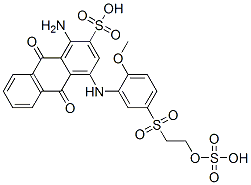 CAS#: 10150-26-2, 1-Amino-9,10-Dihydro-4-[[2-Methoxy-5-[[2-(Sulfooxy)Ethyl]Sulfonyl]Phenyl]Amino]-9,10-Dioxo-2-Anthracenesulfonic Acid