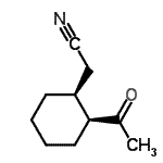 CAS 登录号：101534-14-9， [(1S,2S)-2-乙酰基环己基]乙腈
