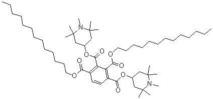 CAS 登录号：101544-98-3， O1,O3-二(1,2,2,6,6-五甲基哌啶-4-基) O2,O4-二(十三烷基) 苯-1,2,3,4-四羧酸酯